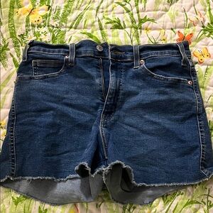 Levi's Dark Blue Jean Shorts for Women